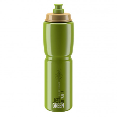 BIDON ELITE JET GREEN OLIVE 950 ml VERT OLIVE LOGO BLANC - 203001 - 8020775038505
