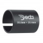 ADAPTATEUR POTENCE DEDA TUBE FOURCHE 28.6 A 25.4 mm NOIR - ALLOYSLEEVE - 8051406523299
