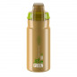 BIDON ELITE JET GREEN PLUS BROWN 550ml VERT/MARRON LOGO BLA - 201102 - 8020775038635