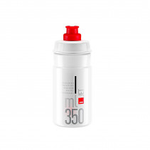 BIDON ELITE JET 350 ml DIAMETRE 66 mm NOIR LOGO ROUGE - 206001 - 8020775038642