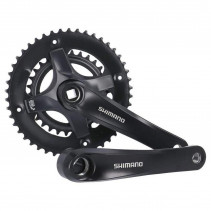 PÉDALIER SHIMANO TOURNEY 4 BRAS 170mm 46x30D 7/8V ALU NOIR - EFCTY5012C60XLB - 4550170444976