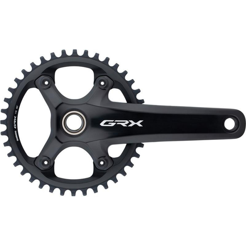 PÉDALIER SHIMANO GRX GRAVEL 110 BCD 170mm 42D 11V ALU NOIR - IFCRX8101CXB2 - 4550170448431