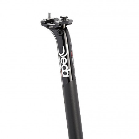 TIGE SELLE DEDA ZERO100 31.6 350 mm 12 mm OFFSET ALU NOIRE - D100B31 - 8059265687916