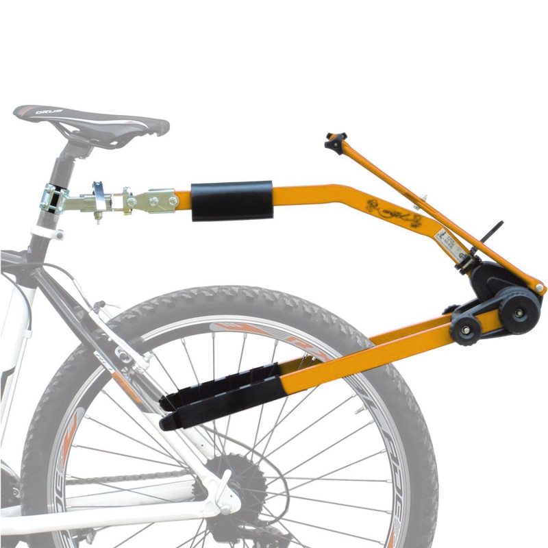BARRE REMORQUE PERUZZO POUR VÉLO ENFANT TRAIL ANGEL JAUNE - 304/G - 8015058030406