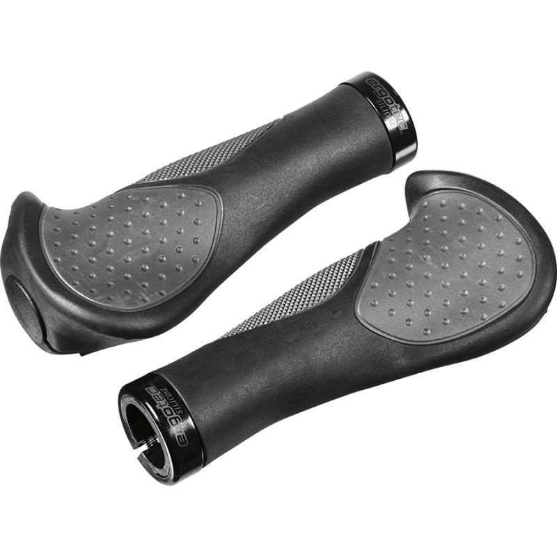 J.POIGNÃ?ES ERGOTEC FRISCO 2 140/95mm 22.2 KRATON/SILIC.NR/G - 61647101 - 4016538106943