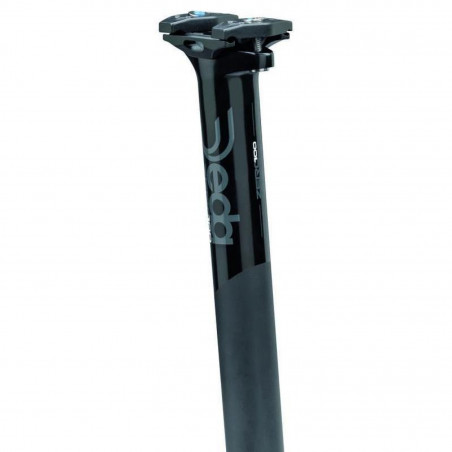 TIGE SELLE DEDA ZERO100 27.2 350 mm ALU NOIR MATE/BRILLANTE - D100ZBOB27 - 8052783482513