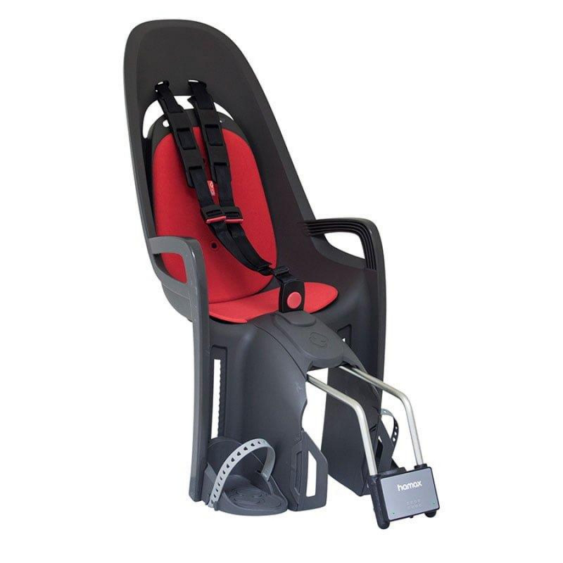 PORTE-BÉBÉ HAMAX ZENITH POUR CADRE GRIS/ROUGE