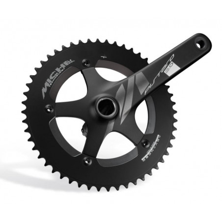 PÉDALIER MICHE PISTARD 2.0 170 mm  BCD 144 47 DENTS NOIR - CSP20BBF47000 - 8050148699712