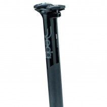TIGE SELLE DEDA ZERO100 31.6 350 mm ALU NOIR MATE/BRILLANTE - D100ZBOB31 - 8052783482520