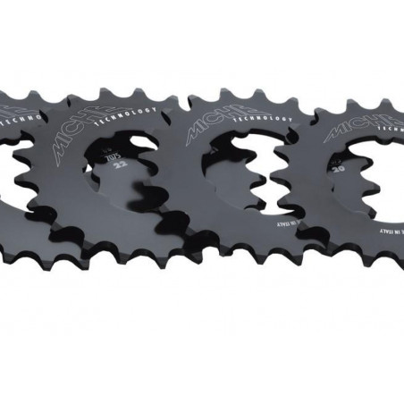 COURONNE DE PISTE MICHE 1/8 19 DENTS SANS VIS ARGENT - SPPIA08B19000 - 8054521675560