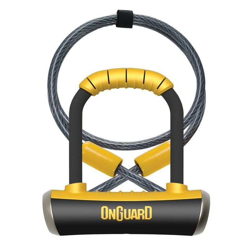 ANTIVOL U ONGUARD AVEC CÂBLE ET SUP. PITBULL DT 8008 90 X 14 - 8008 - 7290001280089