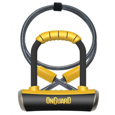 ANTIVOL U ONGUARD AVEC CÂBLE ET SUP. PITBULL DT 8008 90 X 14 - 8008 - 7290001280089