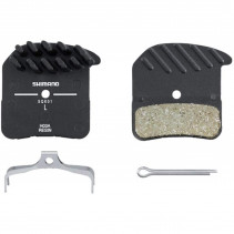 J.PLAQUETTES FREIN SHIMANO H03A RESINE FREINS 4 PISTONS NOIR - Y1XM98020 - 4550170451615