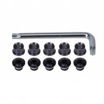 KIT VIS PLATEAU FSA ML021 ROUTE 2X NOIR (10 UNITÉS) - 390-1005 - 4710945514635