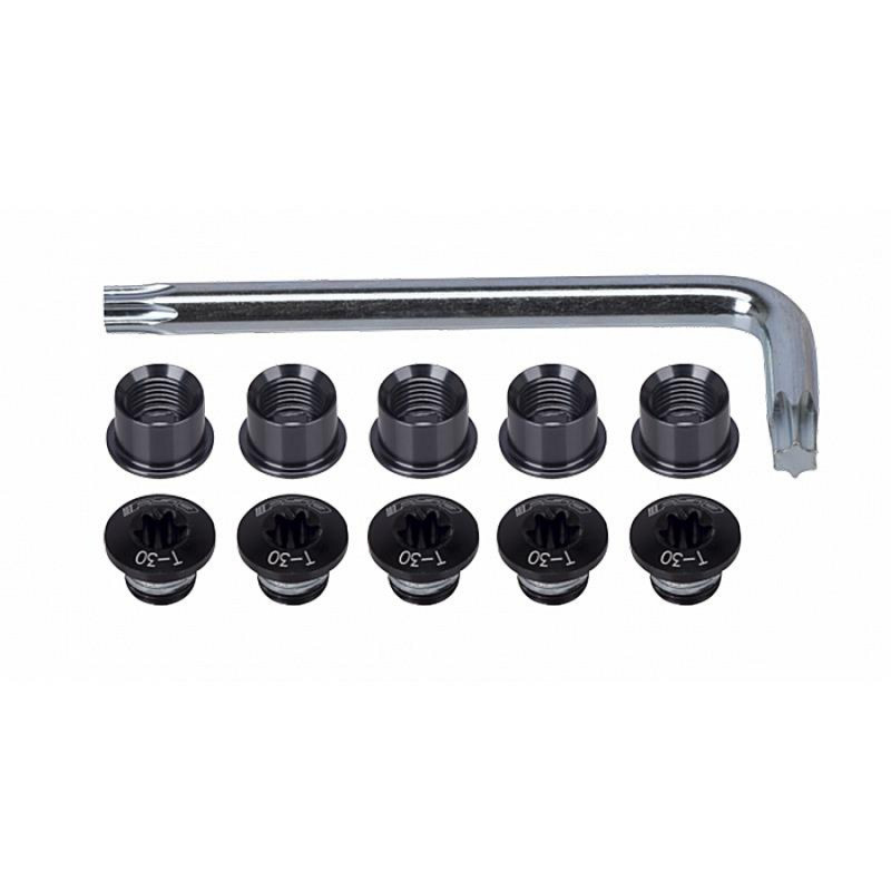 KIT VIS PLATEAU FSA ML021 ROUTE 2X NOIR (10 UNITÉS) - 390-1005 - 4710945514635