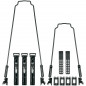 KIT TRINGLES SKS POUR GARDE-BOUES VELOFLEXX 65 29 - 11691 - 4002556981433