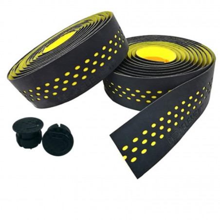 JEU DE GUIDOLINE DEDA PRESA NOIRE/JAUNE - DEDATAPE410 - 8052783486962