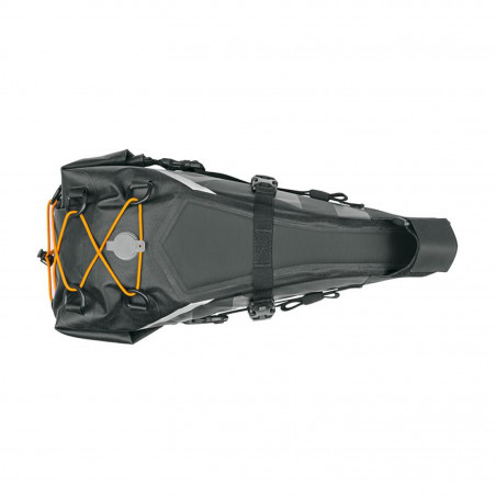 SACOCHE À LA SELLLE SKS EXPLORER 13L IMPERMÉABLE NOIRE RÉFLÉ - 11672 - 4002556978815