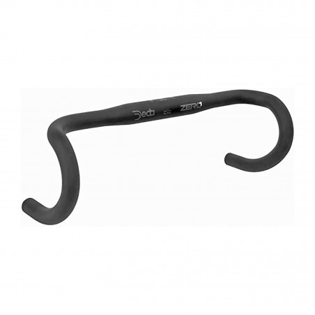 CINTRE DEDA ZERO1 RHM 400mm 31.7 ALUMINIUM NOIR MAT/BRILLANT - DZ1BOB40 - 8059265683642