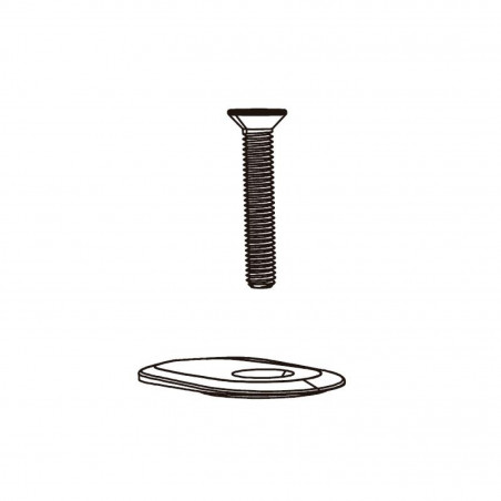 BOUCHON DIRECTION DEDA P/POTENCE SUPERBOX ALU A/VIS M6x35mm - HDSBXTP - 8052783488324