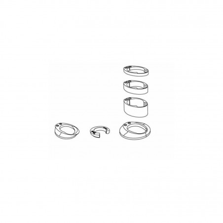 KIT ENTRETOISES DEDA POUR CINTRE VINCI - HDVCNKIT - 8052783486498