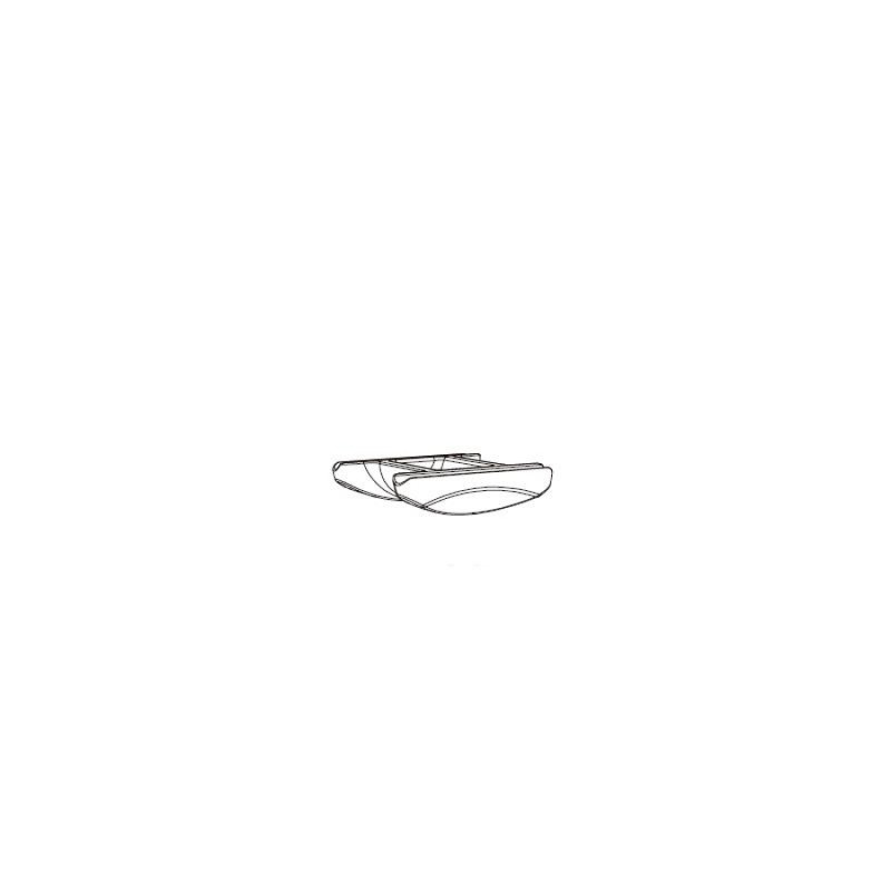 PLAQUE INFÉRIEUR DEDA POUR TIGE DE SELLE RS01 ARGENT - SP10 - 8059265681921
