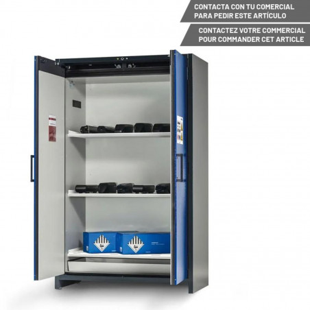 DENIOS SAFESTORE ARMOIRE STOCKAGE BATTERIES 3 ÉTAGÈRES 120 - 8422643407688