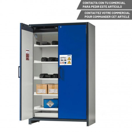 DENIOS SAFESTORE ARMOIRE STOCKAGE BATTERIES 5 ÉTAGÈRES 120 - 8422643407701