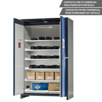 DENIOS SAFESTORE ARMOIRE STOCKAGE BATTERIES 6 ÉTAGÈRES 120 - 8422643407718