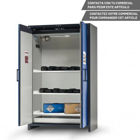 DENIOS SAFESTORE-PRO ARMOIRE STOCK. BATTERIES 3 ÉTAGÈRES 120 - 8422643407725