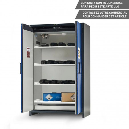 DENIOS SAFESTORE-PRO ARMOIRE STOCK. BATTERIES 4 ÉTAGÈRES 120 - 8422643407732