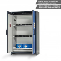 DENIOS SAFESTORE ARMOIRE STOCKAGE BATTERIES 3 ÉTAGÈRES 120 - 8422643407923