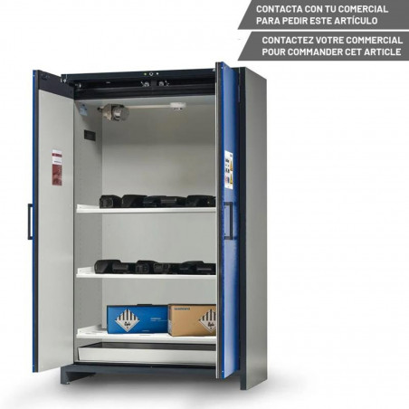 DENIOS SAFESTORE-PRO ARMOIRE STOCK. BATTERIES 3 ÉTAGÈRES 120 - 8422643407961