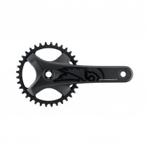 PÉDALIER CAMPAGNOLO EKAR GT 104 BCD  170 44D 1x13V ALUM.NOIR