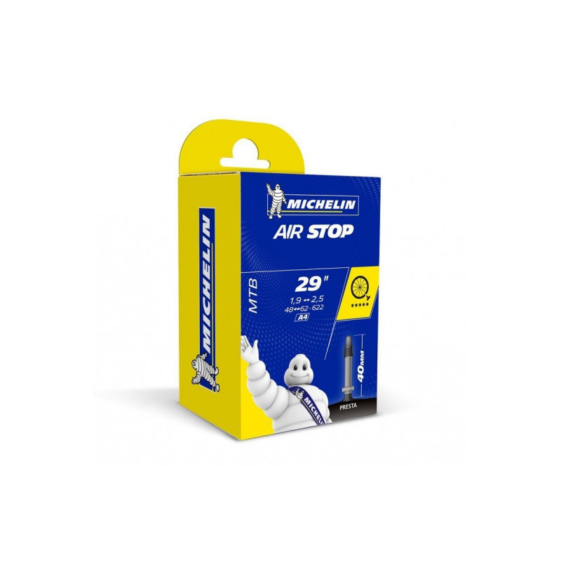 MICHELIN CHAMBRE A AIR A4 AIRSTOP 28"/29" VALVE PRESTA 40MM