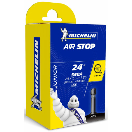 CHAMBRE A AIR VELO 24 x 1.50-1.85 - 550A MICHELIN E4 VALVE STANDARD 34mm