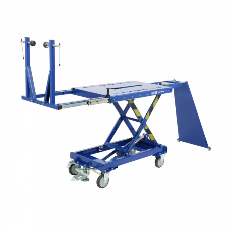 SUPPORT DE TRAVAIL HYDRAULIQUE WORKLIFT R 2.0 CYCLUS PRO POUR VELO, VAE 800 x 500 mm  (VENDU A L'UNITE)  -MADE IN CEE-