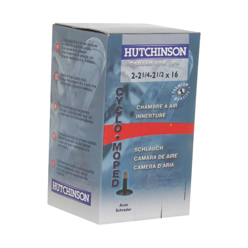 CHAMBRE A AIR HUTCHINSON  2 - 21/4 - 21/2 x 16 Schrader