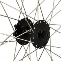 Roue velo e bike/vae/cargo 20" av blocage jante noir mach1 kargo.moy.shim m475 disque 6t
