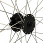 Roue velo e bike/vae/cargo 20" av blocage jante noir mach1 kargo.moy.shim m475 disque 6t