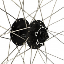 Roue velo e bike/vae/cargo 20" av blocage jante noir mach1 kargo.moy.shim m475 disque 6t