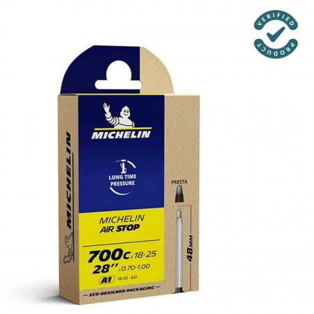 MICHELIN CHAMBRE A AIR A1 700mm VALVE PRESTA 48MM