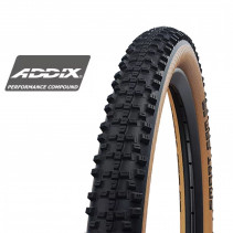 Pneu vtt 27.5 x 2.25 Schwalbe smart sam addix noir/beige tr (57-584)