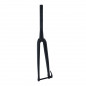 FOURCHE ROUTE 700C CARBONE 3K DROITE PIVOT CARBONE CONIQUE LISSE 1"1-2 EN BAS et 1"1-8-28,6 EXTERIEUR, POUR FREIN A DISQUE ET