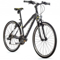 VELO MUSCULAIRE VTC 28 LEADER FOX AWAY 2023 FEMME NOIR MAT 7V CADRE 16,5 POUCES (TAILLE ADULTE 160 à 168 cm) - 8592826033819
