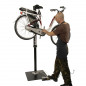 PIED D'ATELIER DE REPARATION VELO PROFESSIONNEL LEVAGE PNEUMATIQUE  -BICISUPPORT-