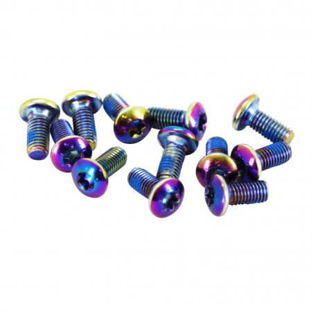 VIS DISQUE DE FREIN TROTTINETTE DIAM 4,6 mm MULTICOLOR (VENDU PAR 12)  -SELECTION P2R-