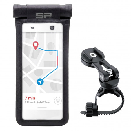 SUPPORT SMARTPHONE-TELEPHONE VELO SP CONNECT PACK-KIT COQUE UNIVERSEL NOIR SPC 