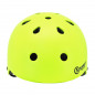 CASQUE VELO ADULTE AUVRAY URBAN JAUNE FLUO AVEC ECLAIRAGE INTEGRE SUR MOLETTE REGLABLE TAILLE 54-58