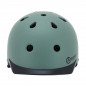 CASQUE VELO ADULTE AUVRAY URBAN KAKI AVEC ECLAIRAGE INTEGRE SUR MOLETTE REGLABLE TAILLE 54-58